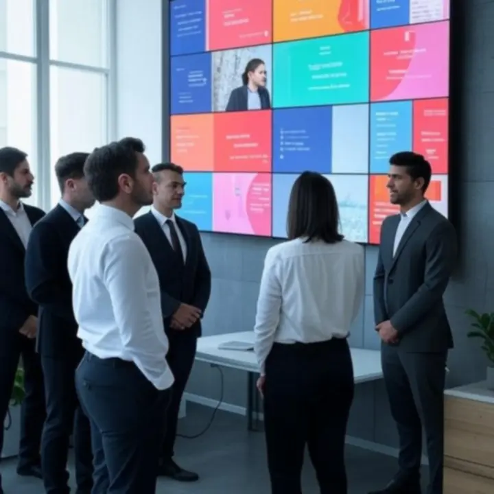 Közösségimédia-kampány kreatívok több eszközön megjelenítve